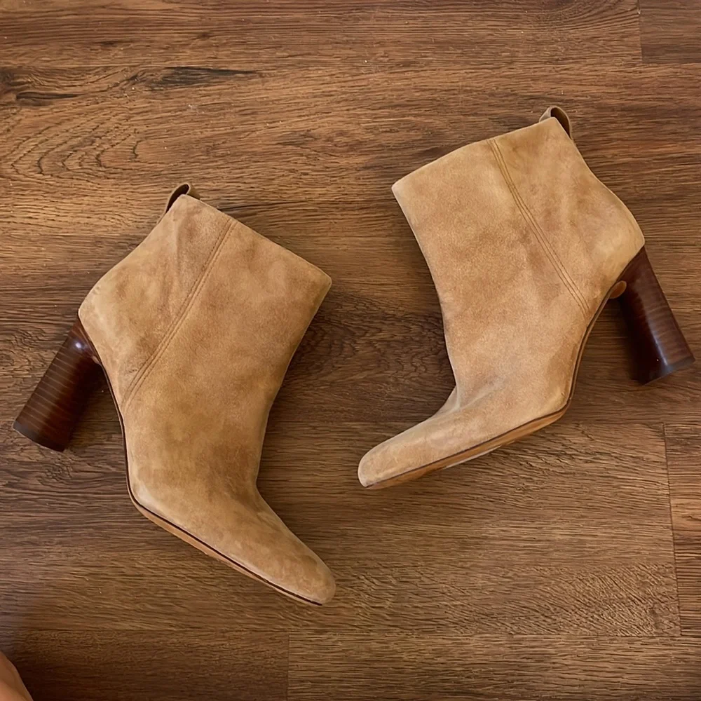 New Vince Hillside Suede Ankle Booties